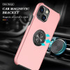 360 Rotating Ring Grip Hybrid Case for iPhone 15 Plus - Pink
