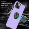 360 Rotating Ring Grip Hybrid Case for iPhone 15 - Purple