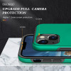 360 Rotating Ring Grip Hybrid Case for iPhone 15 - Green
