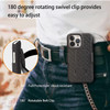 Shell Holster Kickstand Case with Spring Belt Clip for iPhone 15 Pro Max - Black