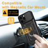 Elite Series Hybrid Case with Ring Grip and Camera Lens Cover for iPhone 15 Pro Max - Black