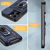 Elite Series Hybrid Case with Ring Grip and Camera Lens Cover for iPhone 15 Pro - Blue