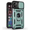 Elite Series Hybrid Case with Ring Grip and Camera Lens Cover for iPhone 15 - Green