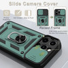 Elite Series Hybrid Case with Ring Grip and Camera Lens Cover for iPhone 15 - Green