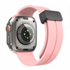 Premium Silicone Band with Magnetic Buckle for Apple Watch 49mm / 45mm / 44mm / 42mm - Pink