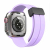 Premium Silicone Band with Magnetic Buckle for Apple Watch 49mm / 45mm / 44mm / 42mm - Purple