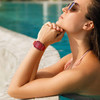 Premium Silicone Band with Magnetic Buckle for Apple Watch 49mm / 45mm / 44mm / 42mm - Red
