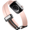 Premium Silicone Band with Magnetic Buckle for Apple Watch 49mm / 45mm / 44mm / 42mm - Rose Gold