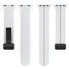 Premium Silicone Band with Magnetic Buckle for Apple Watch 49mm / 45mm / 44mm / 42mm - White