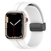 Premium Silicone Band with Magnetic Buckle for Apple Watch 49mm / 45mm / 44mm / 42mm - White