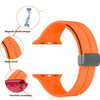 Premium Silicone Band with Magnetic Buckle for Apple Watch 41mm / 40mm / 38mm - Orange