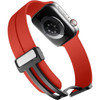 Premium Silicone Band with Magnetic Buckle for Apple Watch 41mm / 40mm / 38mm - Red