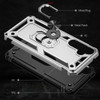 Military Grade Hybrid Case with Ring Grip for Samsung Galaxy S23 FE - Silver