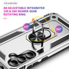 Military Grade Hybrid Case with Ring Grip for Samsung Galaxy S23 FE - Silver