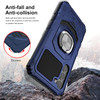 Robotic Series Hybrid Case with Ring Grip for Samsung Galaxy S23 FE - Blue