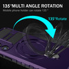 Hybrid Armor Case with MagSafe Magnetic Ring for Samsung Galaxy S23 FE - Purple