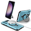 Hybrid Armor Case with MagSafe Magnetic Ring for Samsung Galaxy S23 FE - Sky Blue