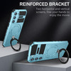 Hybrid Armor Case with MagSafe Magnetic Ring for Samsung Galaxy S23 FE - Sky Blue