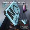 Hybrid Armor Case with MagSafe Magnetic Ring for Samsung Galaxy S23 FE - Sky Blue