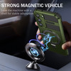 Hybrid Armor Case with MagSafe Magnetic Ring for Samsung Galaxy S23 FE - Green