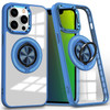 Tough Shield Crystal Case with MagSafe Ring Holder for iPhone 15 Pro - Blue