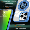 Tough Shield Crystal Case with MagSafe Ring Holder for iPhone 15 Pro - Blue