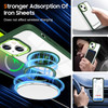 Tough Shield Crystal Case with MagSafe Ring Holder for iPhone 15 - Green