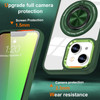 Tough Shield Crystal Case with MagSafe Ring Holder for iPhone 15 Plus - Green