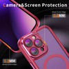 Shade Series MagSafe Case with Camera Lens Protector for iPhone 15 Pro Max - Red