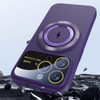 Fit TPU Case with MagSafe Ring Holder and Camera Lens Protector for iPhone 15 Plus - Purple