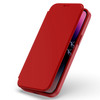 MagSafe Leather Flip Case with Card Pocket for iPhone 15 Pro Max - Red