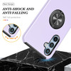 360 Rotating Ring Grip Hybrid Case for Samsung Galaxy S23 FE - Purple