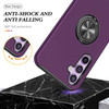 360 Rotating Ring Grip Hybrid Case for Samsung Galaxy S23 FE - Dark Purple