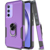 Military Grade TUFF Shockproof Hybrid Case with Ring Grip for Samsung Galaxy S23 FE - Purple