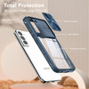 HD Transparent Case with Camera Privacy Cover for Samsung Galaxy S23 FE - Blue