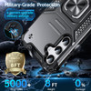 Robust Series Hybrid Case with Ring Grip for Samsung Galaxy S23 FE - Black