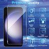 Shockproof Air Cushion Hybrid Case with Ring Grip and Tempered Glass Screen Protector for Samsung Galaxy S23 FE