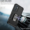 Military Grade Shockproof Hybrid Armor Case with Ring Grip for Samsung Galaxy S23 FE - Black