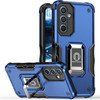 Military Grade Shockproof Hybrid Armor Case with Ring Grip for Samsung Galaxy S23 FE - Blue