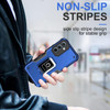 Military Grade Shockproof Hybrid Armor Case with Ring Grip for Samsung Galaxy S23 FE - Blue