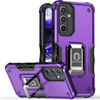 Military Grade Shockproof Hybrid Armor Case with Ring Grip for Samsung Galaxy S23 FE - Purple
