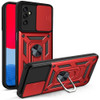 Elite Series Hybrid Case with Ring Grip and Camera Lens Cover for Samsung Galaxy S23 FE - Red