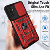 Elite Series Hybrid Case with Ring Grip and Camera Lens Cover for Samsung Galaxy S23 FE - Red