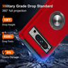 360 Rotating Ring Grip Hybrid Case for Google Pixel 8 Pro - Red