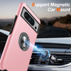 360 Rotating Ring Grip Hybrid Case for Google Pixel 8 Pro - Pink