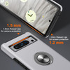 360 Rotating Ring Grip Hybrid Case for Google Pixel 8 Pro - Silver