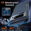 Military Grade TUFF Hybrid Armor Case for Google Pixel 8 Pro - Blue