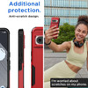 Military Grade TUFF Hybrid Armor Case for Google Pixel 8 Pro - Red