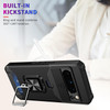 Military Grade All-In-One Ring Stand Card Case for Google Pixel 8 Pro - Black