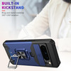 Military Grade All-In-One Ring Stand Card Case for Google Pixel 8 Pro - Blue